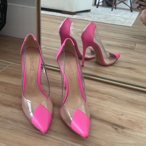 Schutz Cendi Hot Pink Pump - Size 6.5